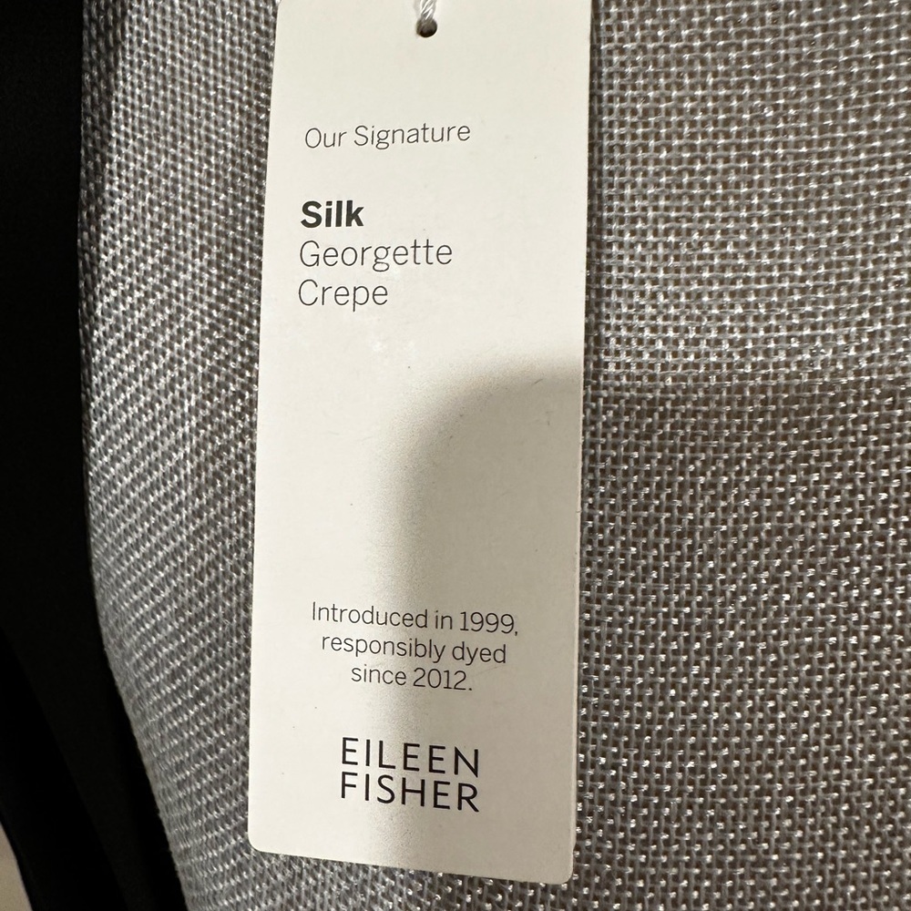 Eileen Fisher Silk Georgette Crepe cardigan - Picture 5 of 6